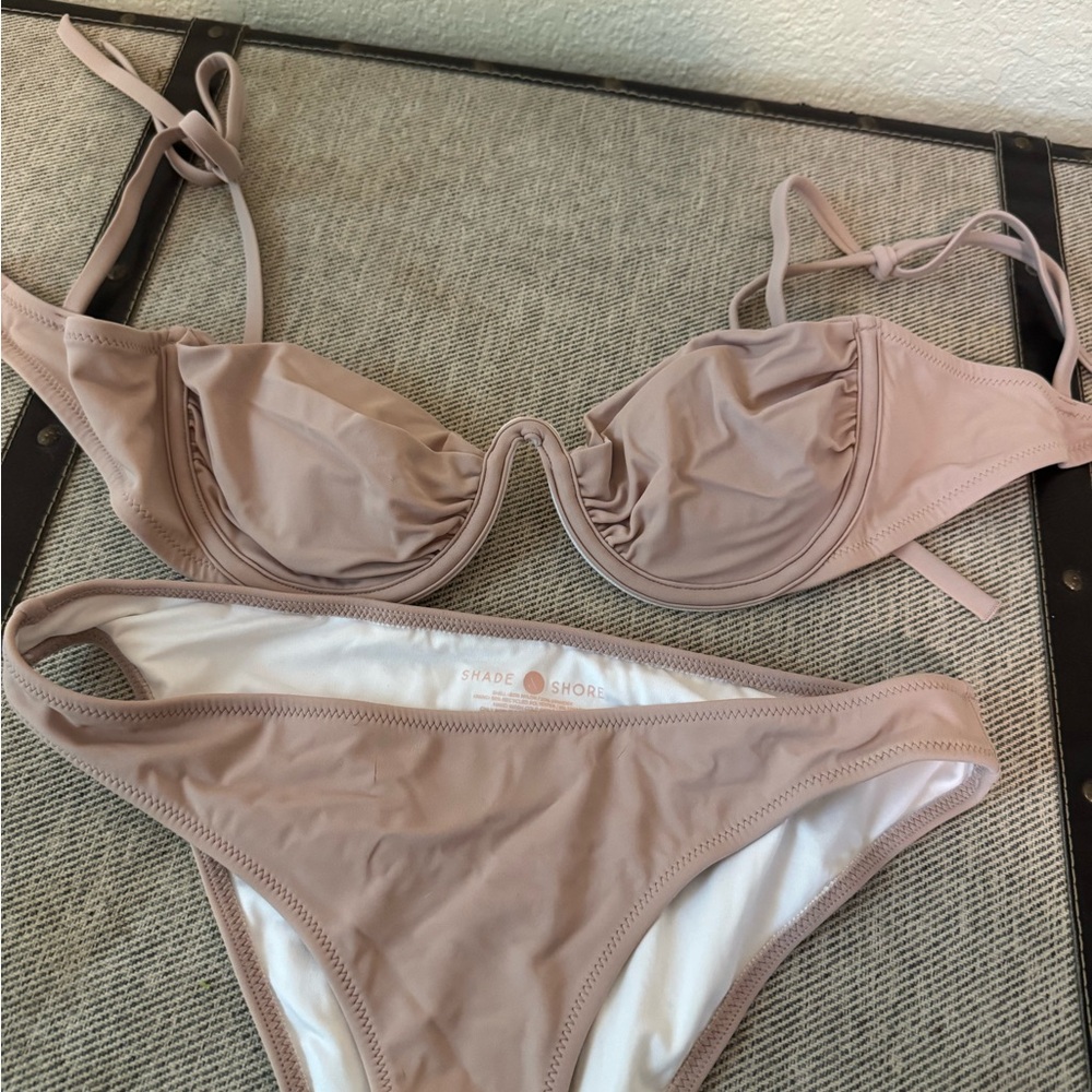Shade & Shore Bikini Set in nude